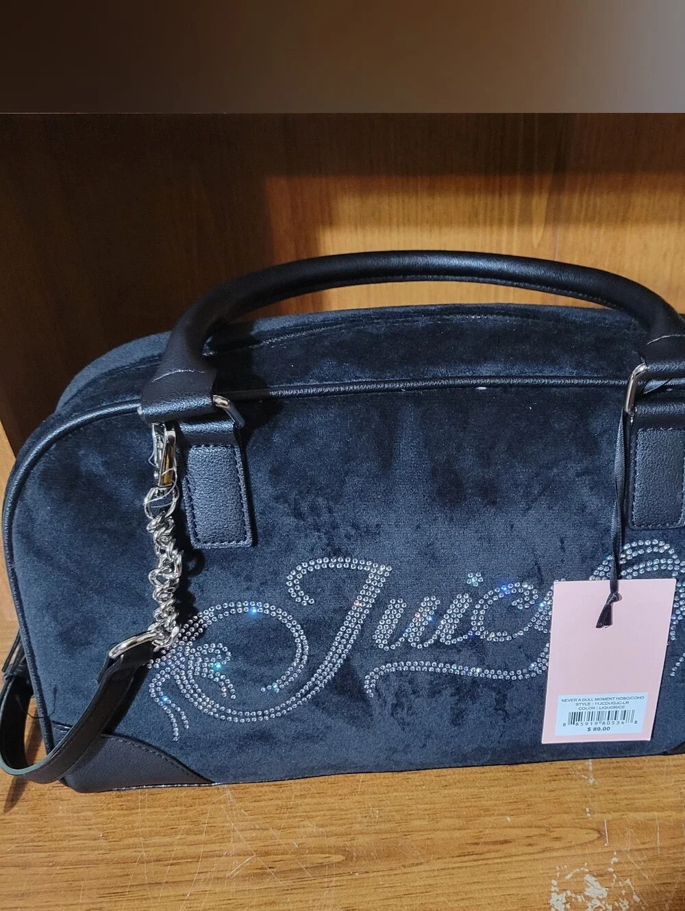 Juicy Couture Never A Dull Moment Licorice Hobo/coho.